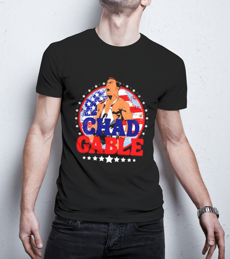 Chad Gable WWE Wrestling American Flag T-Shirt