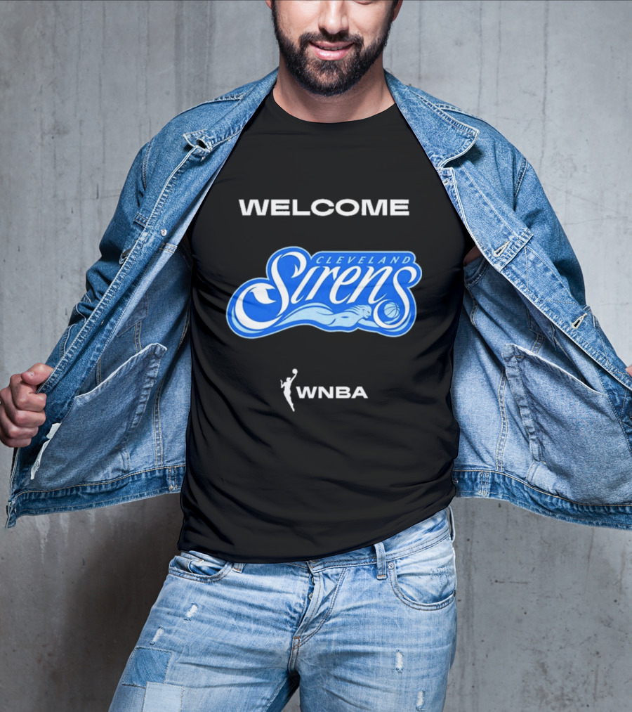 Welcome Cleveland Sirens WNBA 2026 Logo Debut T-Shirt