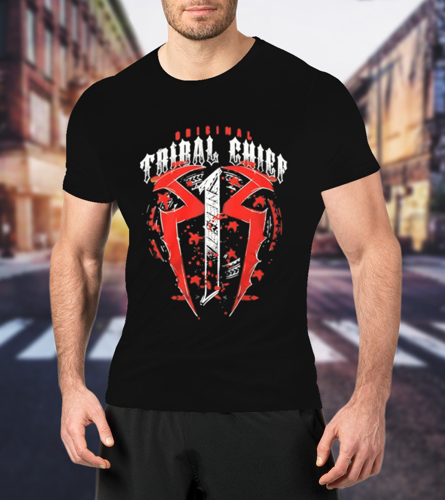 WWE Roman Reigns Original Tribal Chief Red T-Shirt