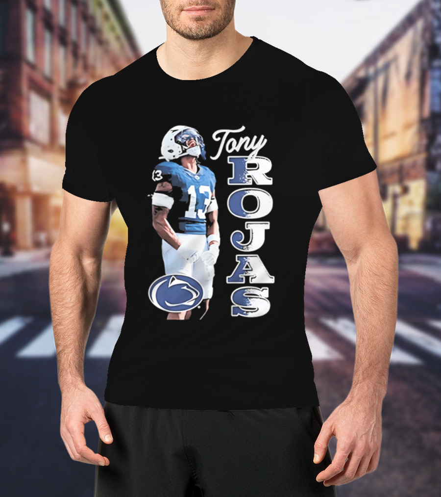 Tony Rojas Nittany Lions Football 13 2026 Big Ten Media Days T-Shirt