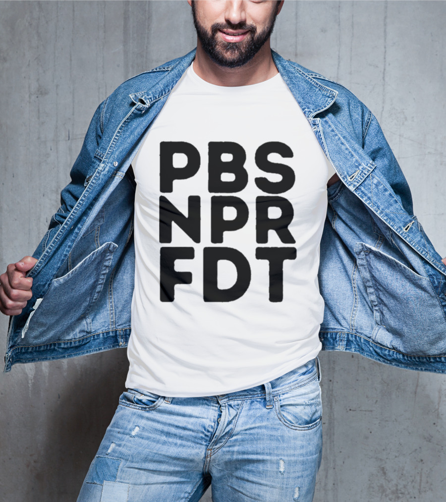 PBS NPR FDT Bold Alphabet Blocks T-Shirt
