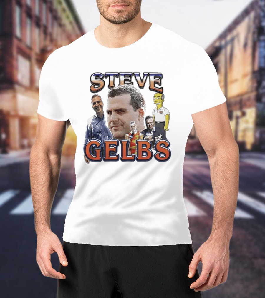 Steve Gelbs Simpsons Character Collage 2026 T-Shirt