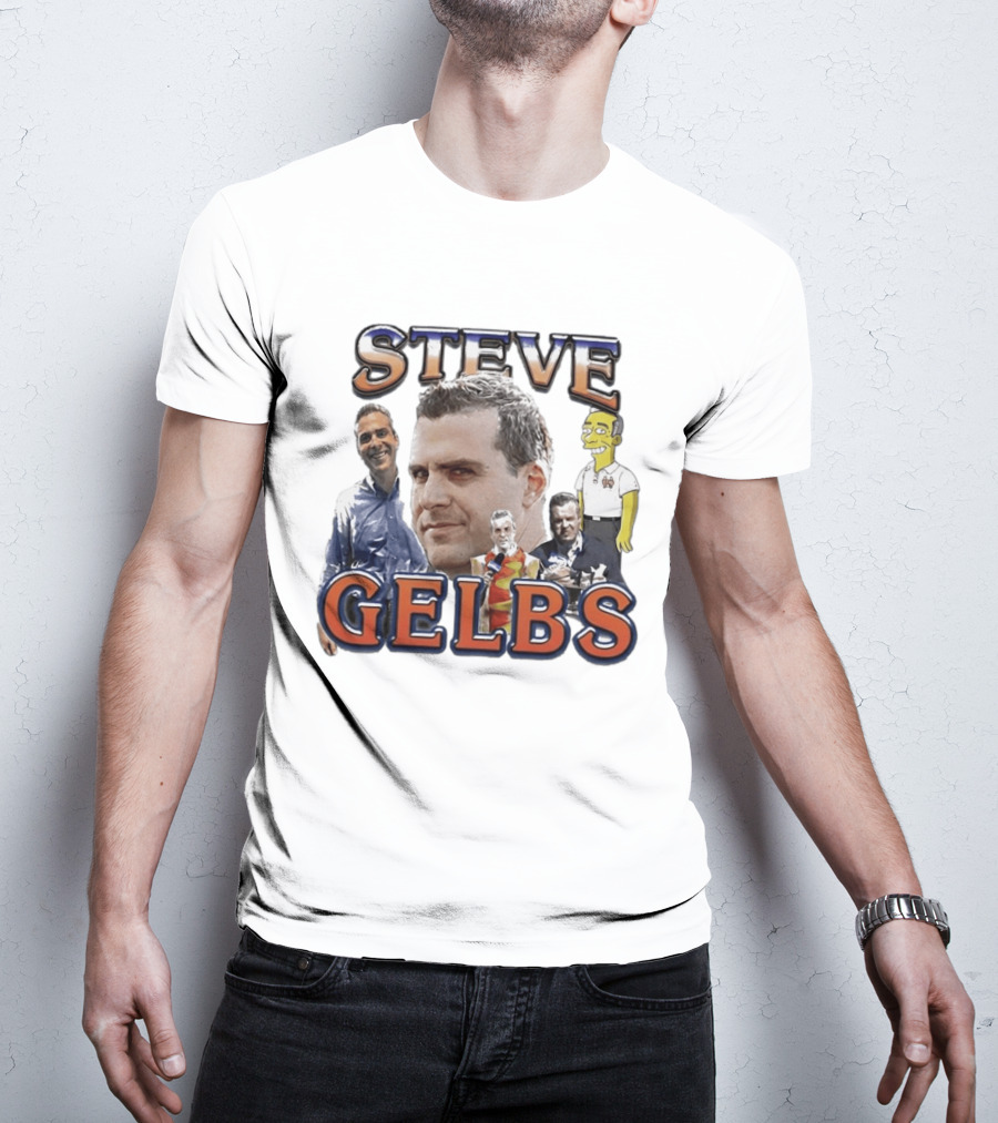 Steve Gelbs Simpsons Character Collage 2026 T-Shirt