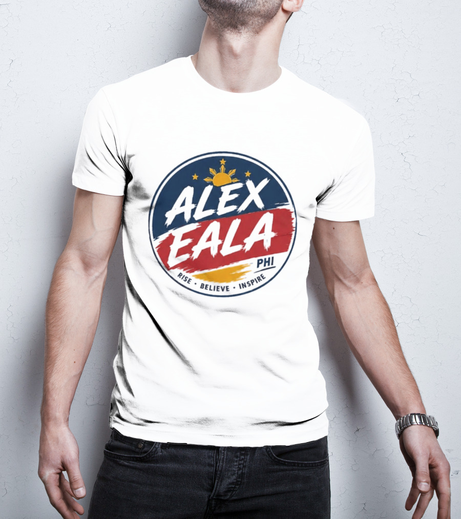 Alex Eala Rise Believe Inspire Philippine Flag Sun Stars T-Shirt