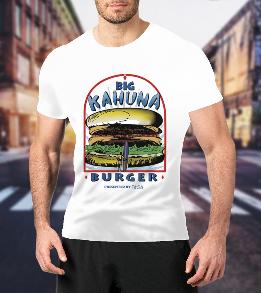 Big Kahuna Burger Fat Sal's Surfing Sandwich Arch T-Shirt