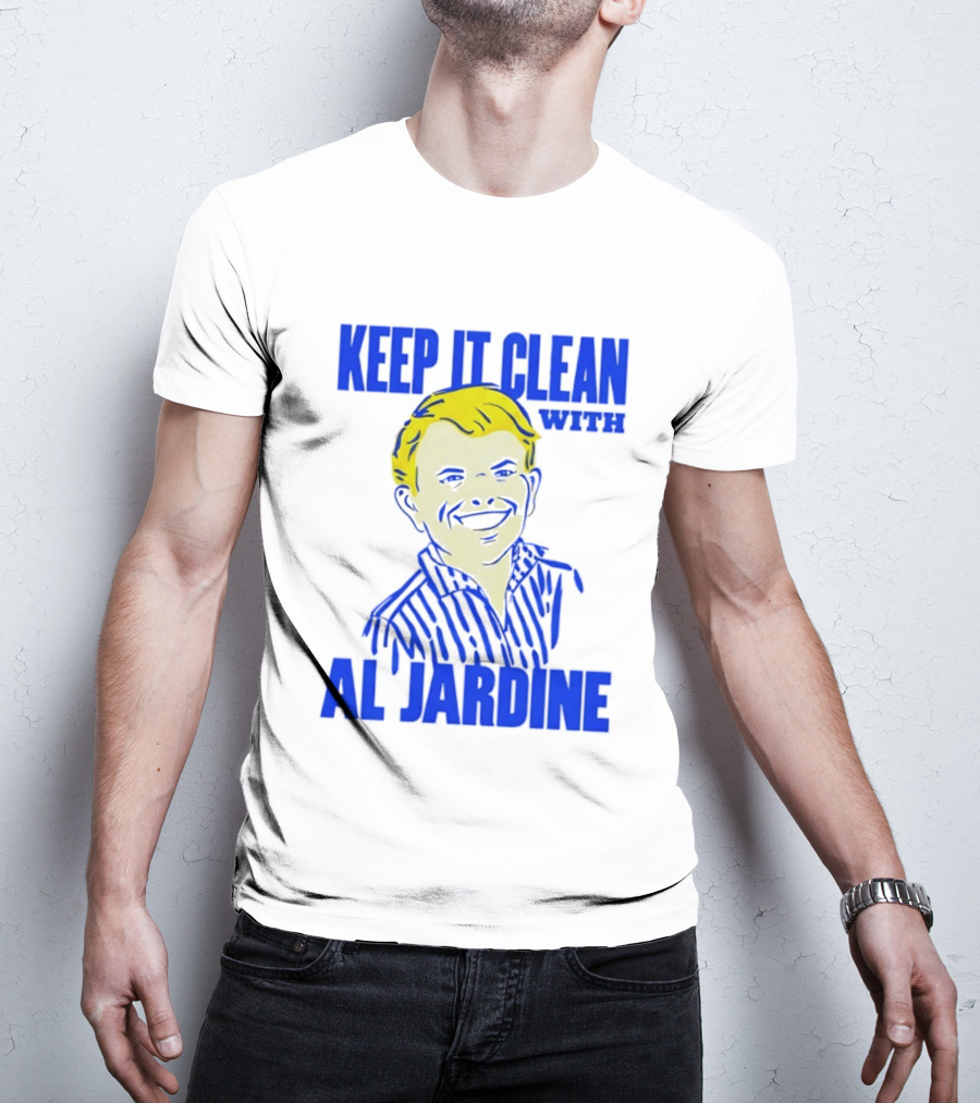 Keep It Clean With Al Jardine Blue Yellow T-Shirt