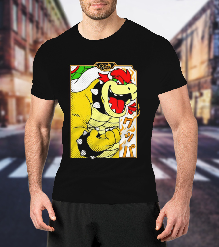 Bowser Japanese Pop Art Comic Style T-Shirt