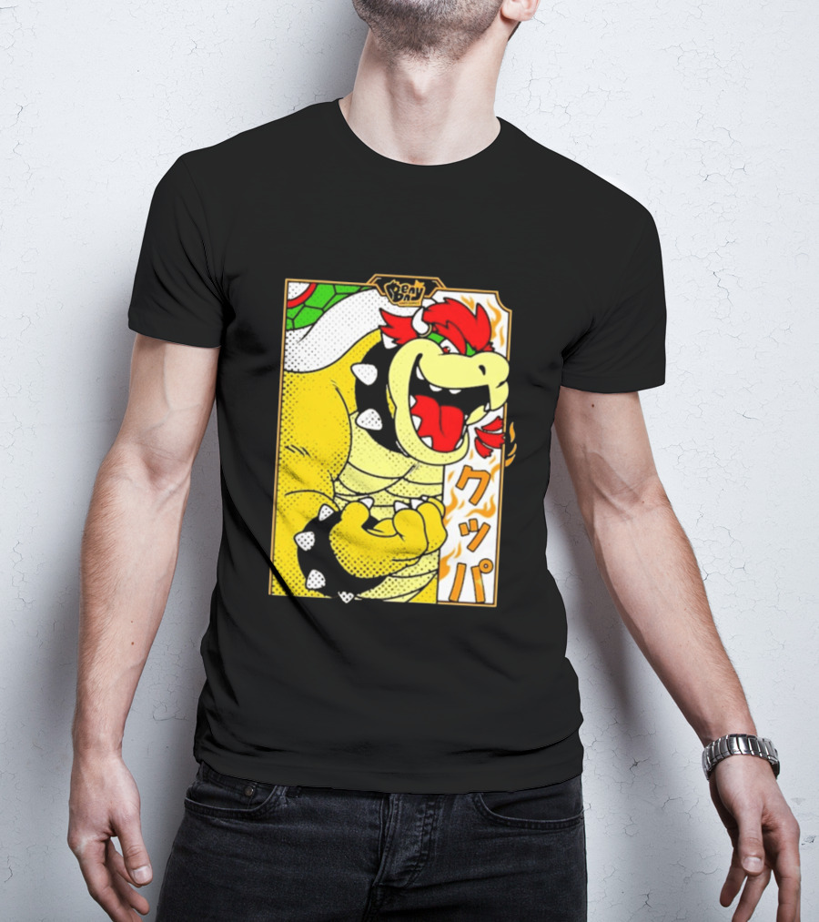 Bowser Japanese Pop Art Comic Style T-Shirt