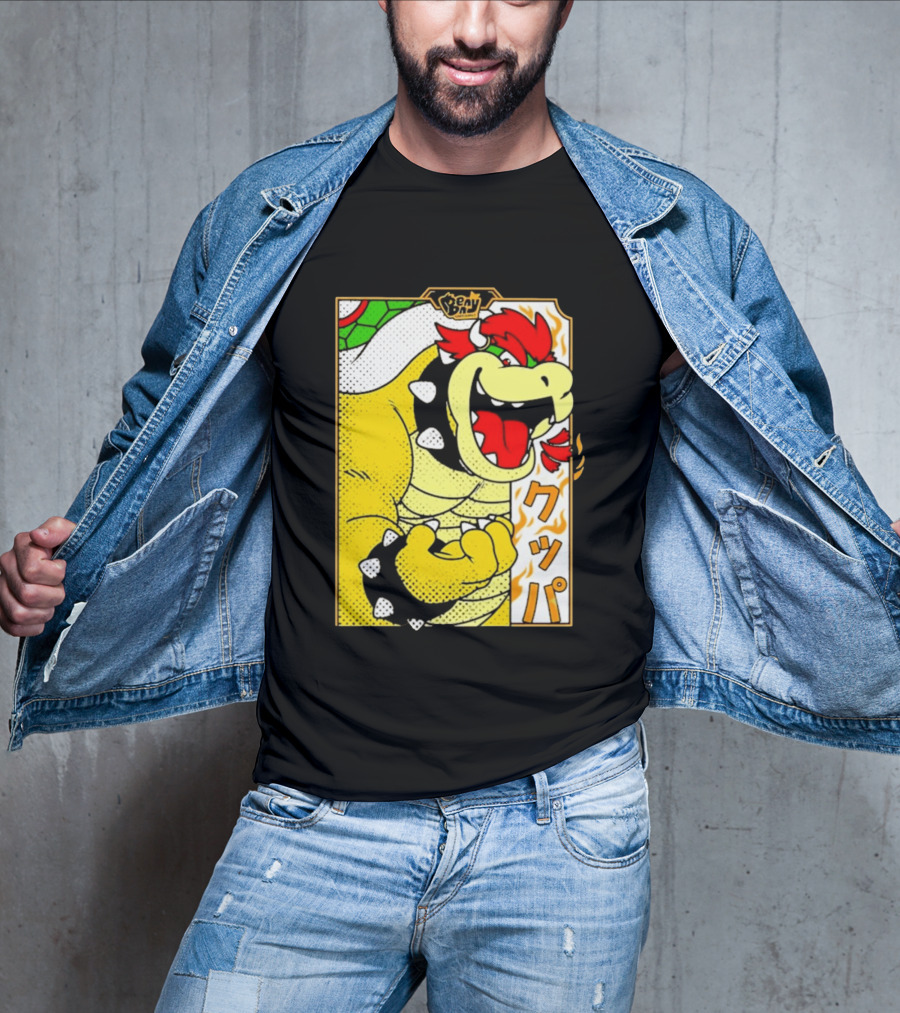 Bowser Japanese Pop Art Comic Style T-Shirt