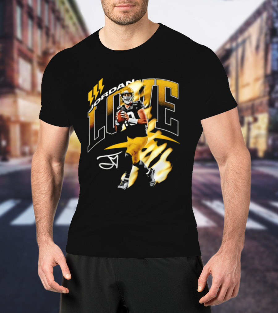 Jordan Love Green Bay Packers 10 Football Star Player Number 10 T-Shirt