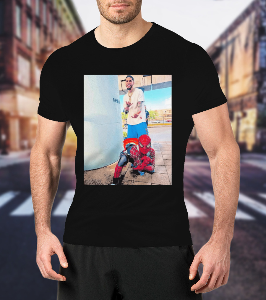 BA MO LaMelo Ball Spider Man T-Shirt