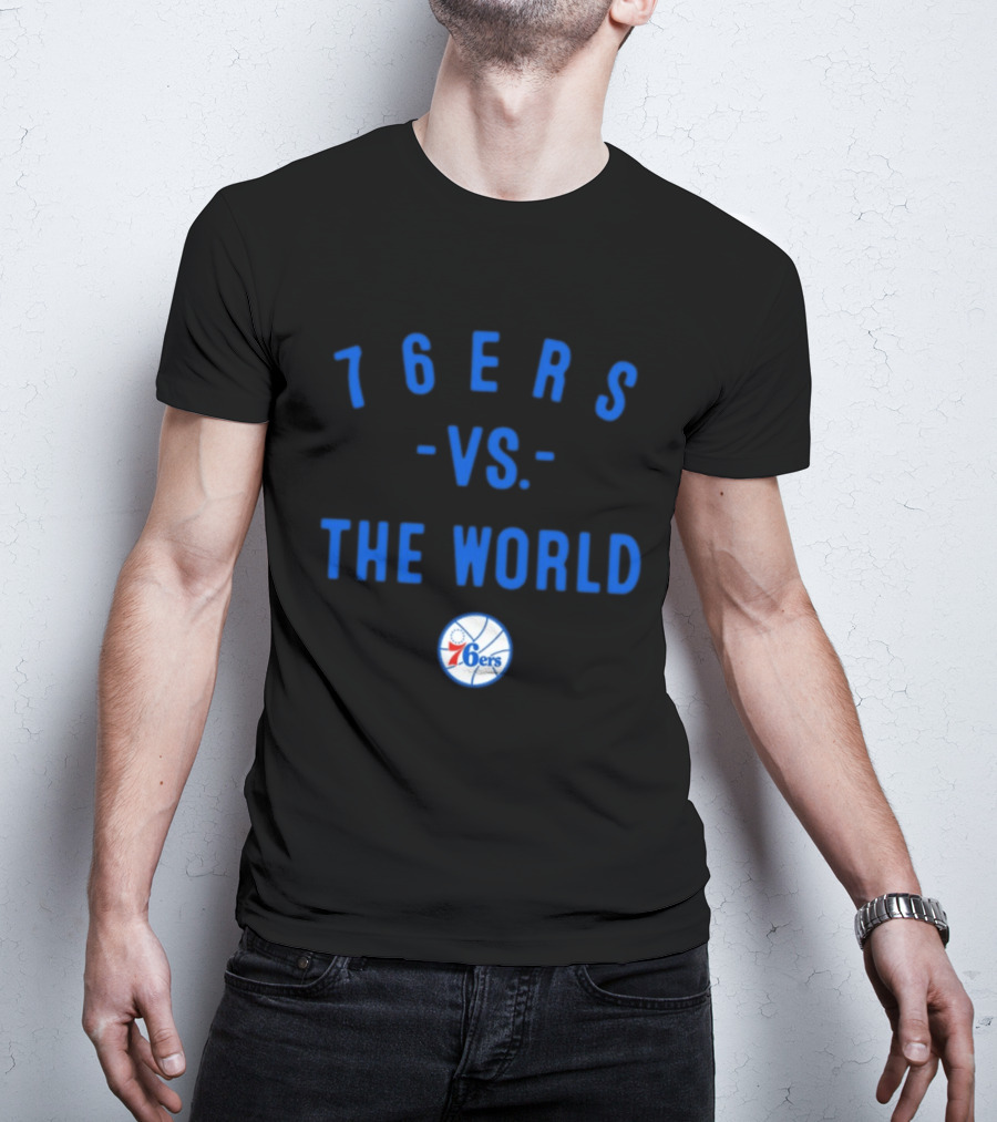 Philadelphia 76ers Vs The World NBA 2026 Basketball Team Spirit T-Shirt