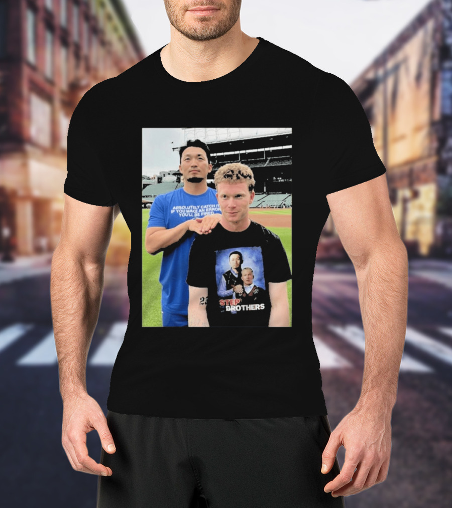 Seiya Suzuki Pete Crow Armstrong Step Brothers Baseball Humor T-Shirt