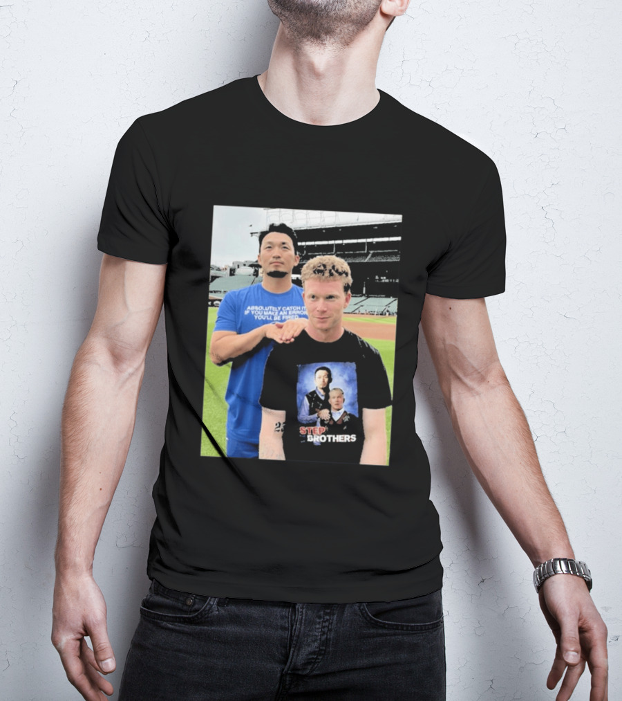 Seiya Suzuki Pete Crow Armstrong Step Brothers Baseball Humor T-Shirt