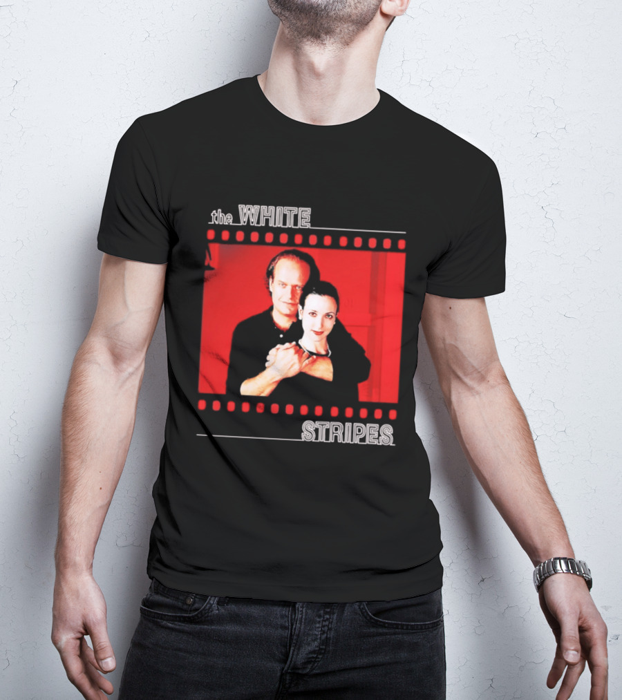 The White Stripes Black Math Kelsey Grammer Frasier Spoof T-Shirt