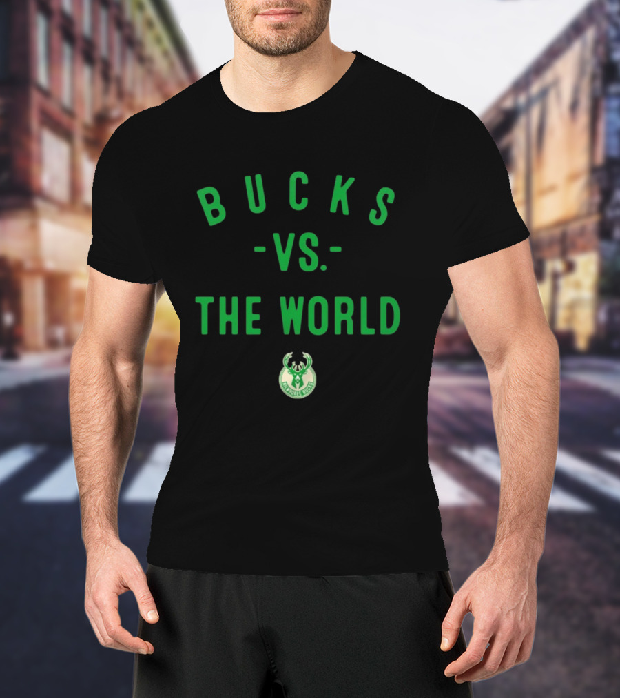Milwaukee Bucks Vs The World NBA 2026 T-Shirt