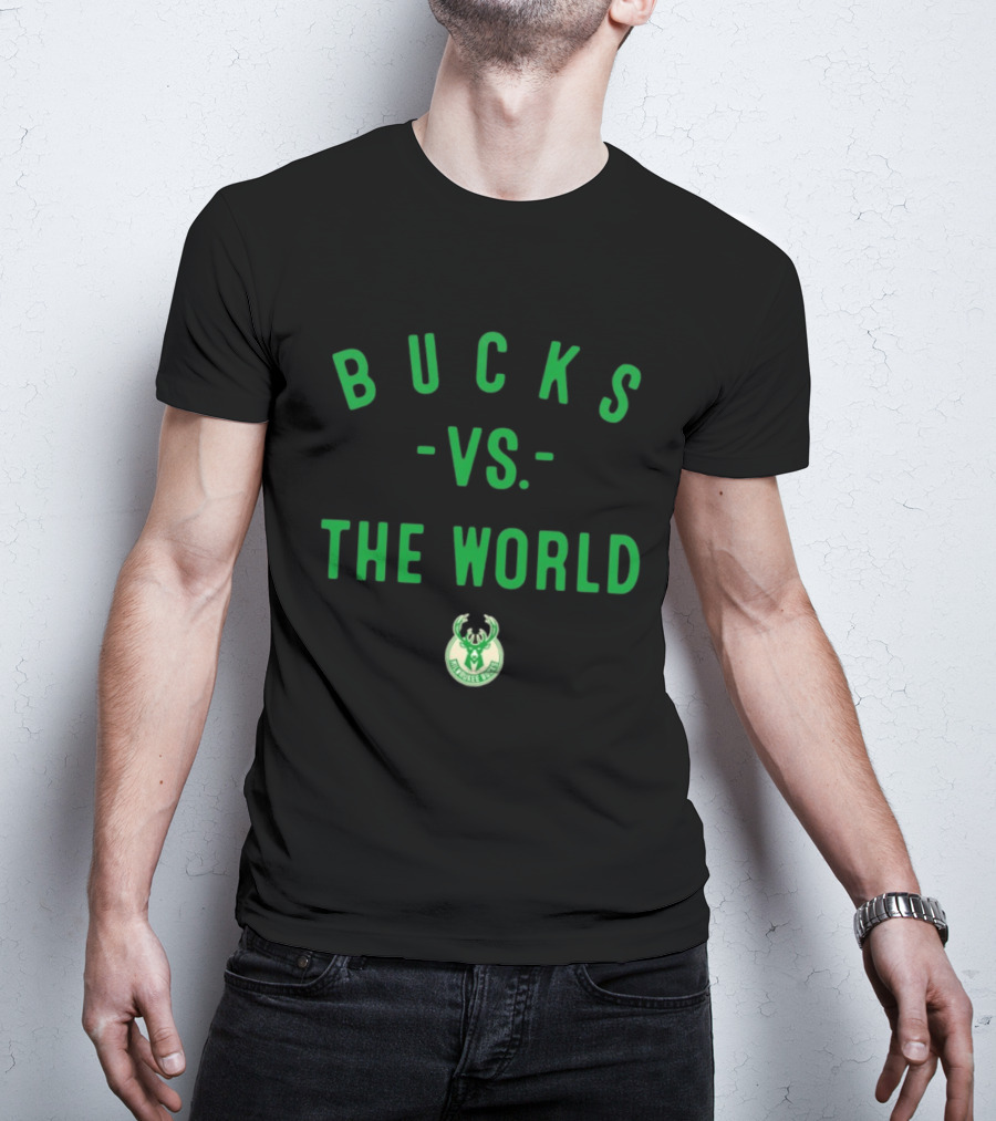 Milwaukee Bucks Vs The World NBA 2026 T-Shirt