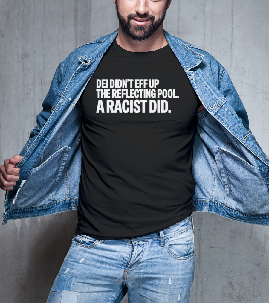 DEI Didn't Eff Up The Reflecting Pool A Racist Did T-Shirt