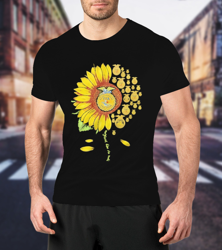 You Are My Sunshine FFA Sunflower Emblem Agricultural Education T-Shirt