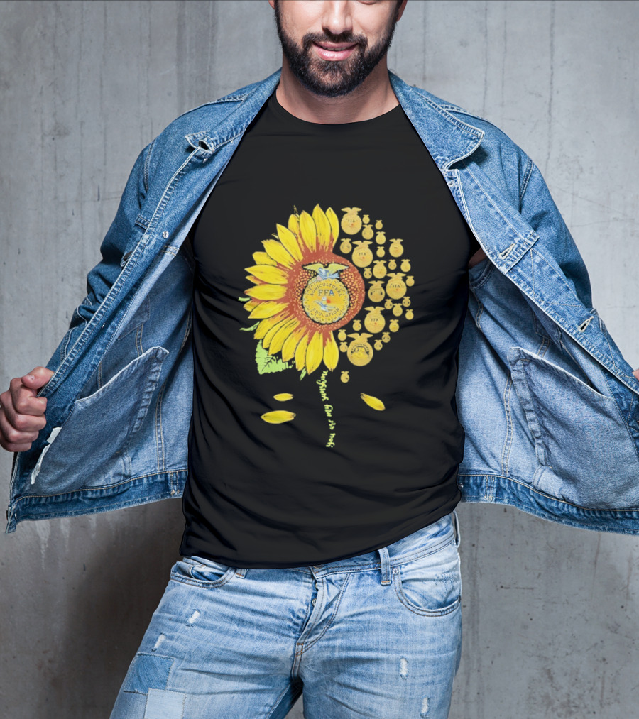 You Are My Sunshine FFA Sunflower Emblem Agricultural Education T-Shirt