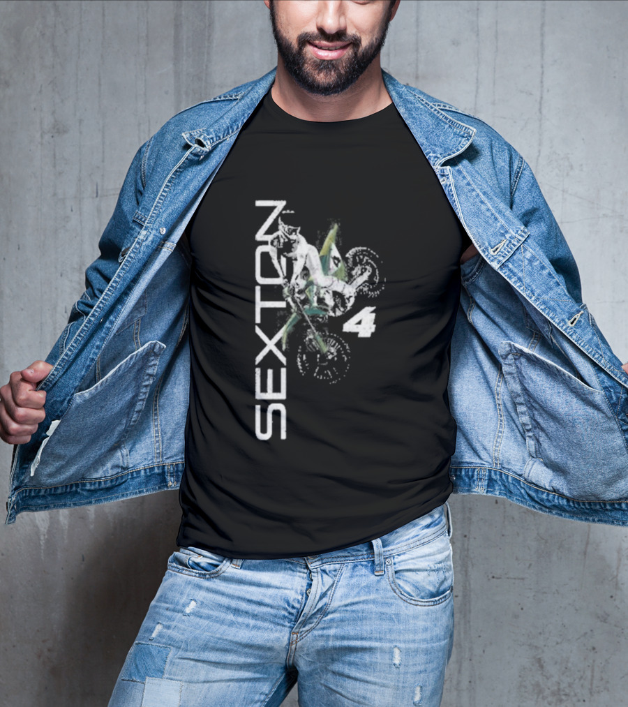 Kawasaki Chase Sexton Motocross Rider Racing T-Shirt