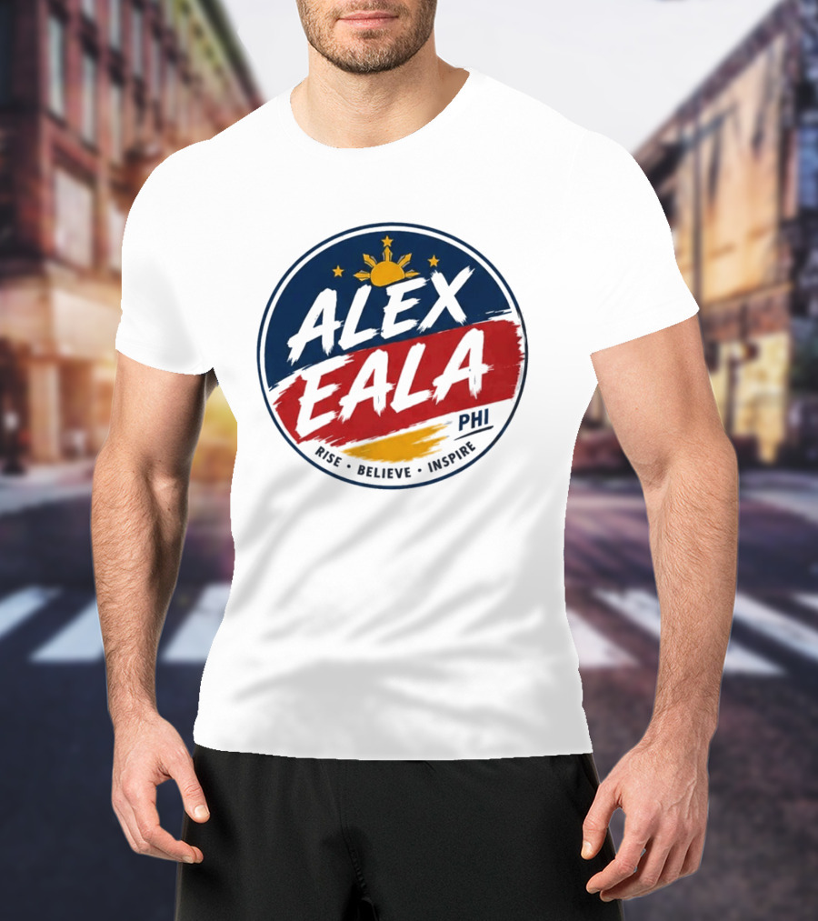 Alex Eala Rise Believe Inspire PHI Sun And Stars T-Shirt