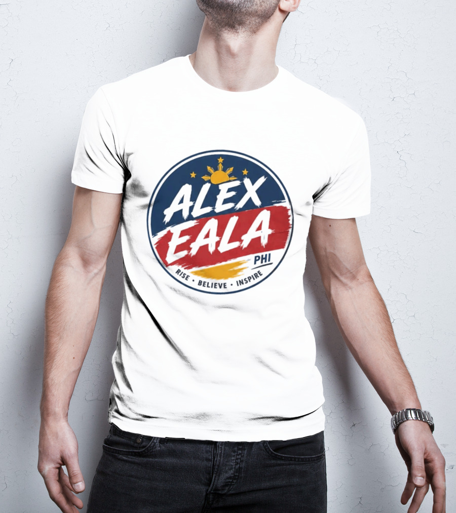 Alex Eala Rise Believe Inspire PHI Sun And Stars T-Shirt