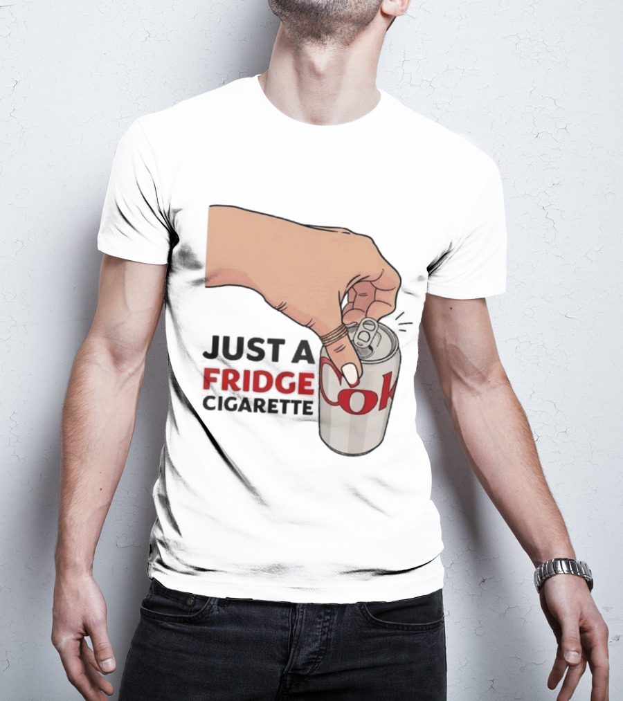 Just A Fridge Cigarette Coke Pop Art Can T-Shirt