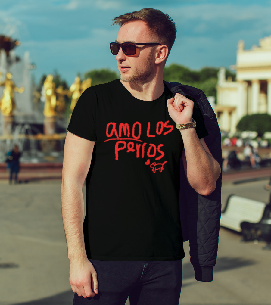 Amo Los Perros Pet Owner Dog Lover Spanish T-Shirt