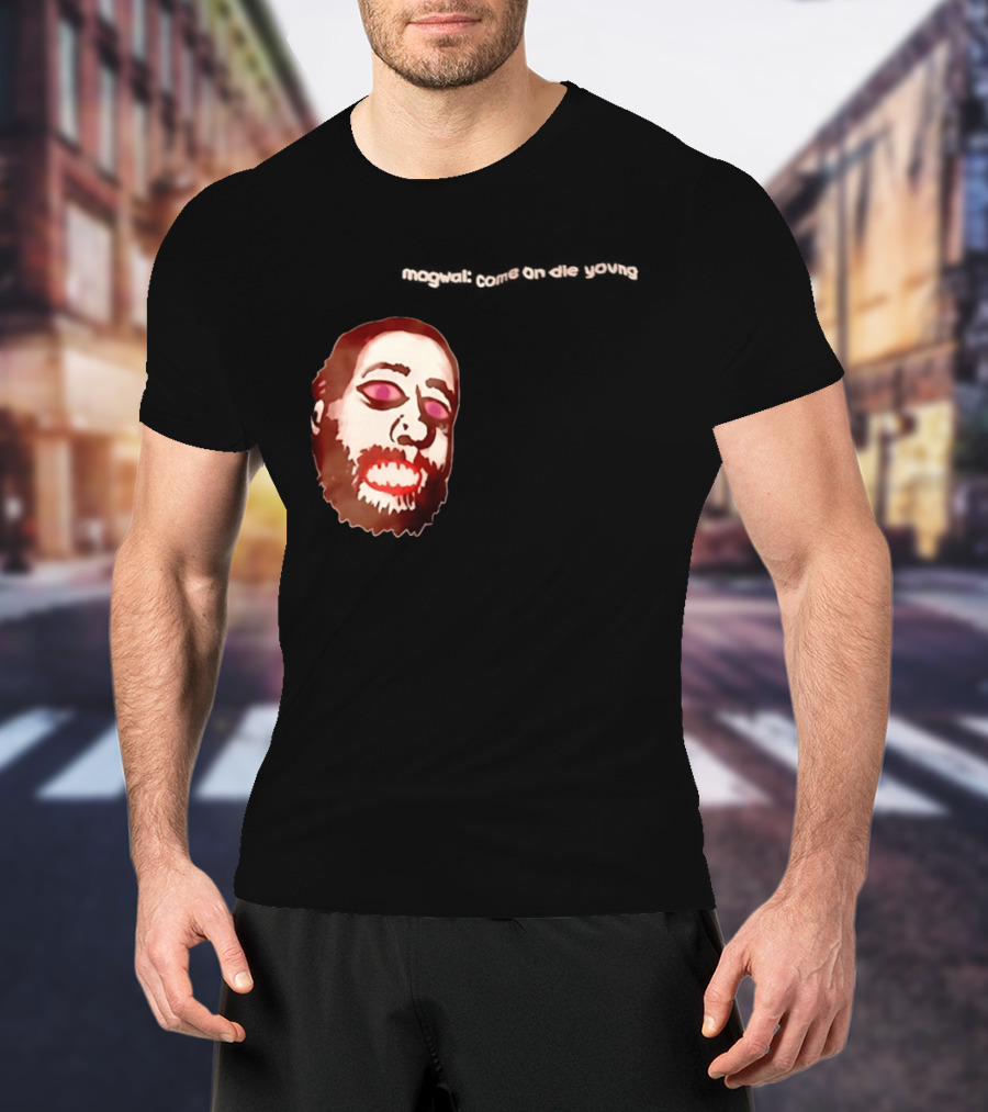 Mogwai Come On Die Young Album Cover Art Face T-Shirt