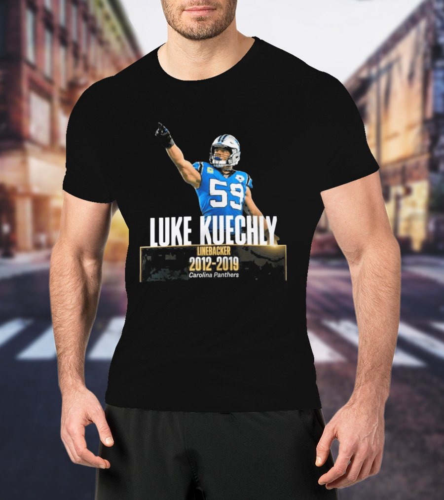 Luke Kuechly Carolina Panthers Linebacker 2012 2019 T-Shirt