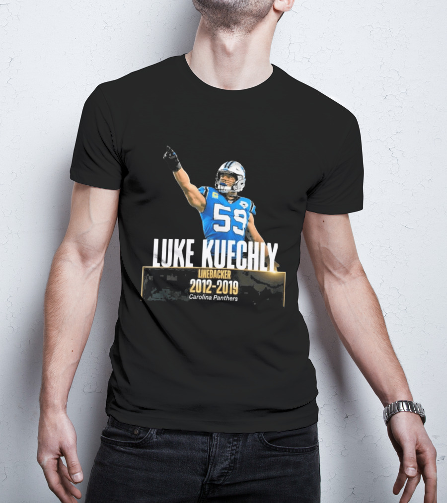 Luke Kuechly Carolina Panthers Linebacker 2012 2019 T-Shirt