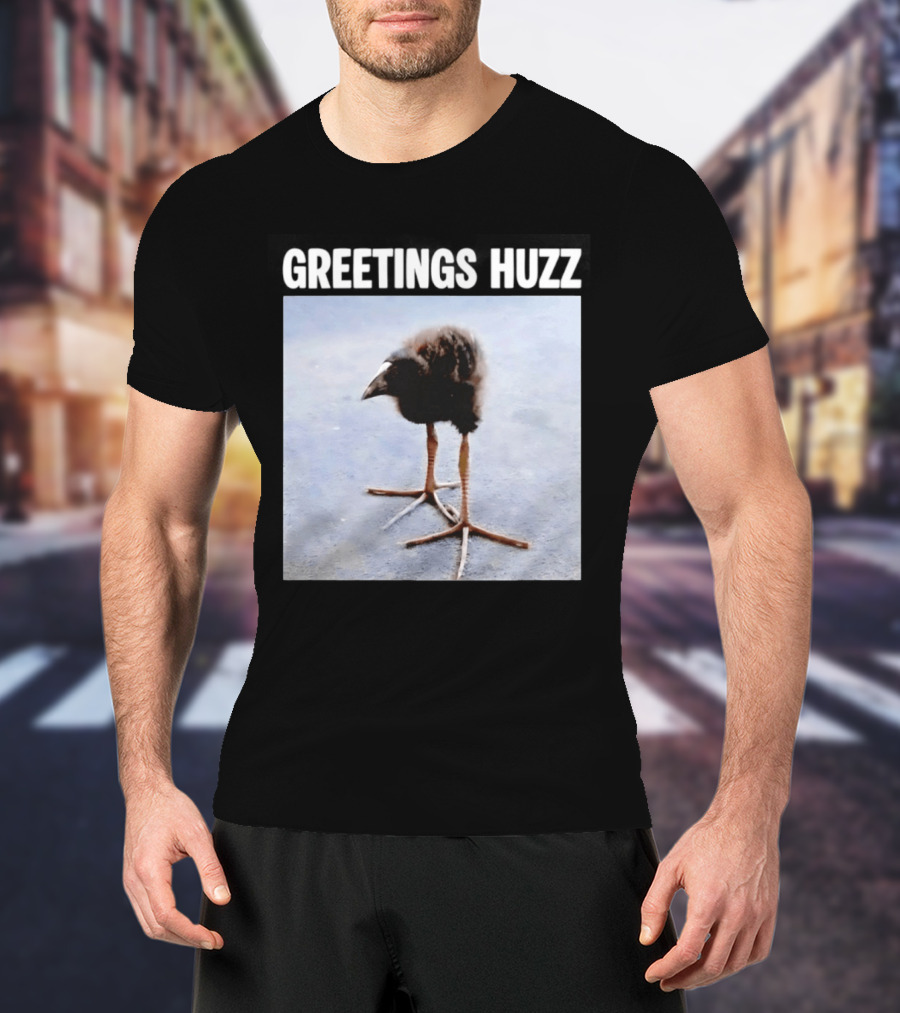 Greetings Huzz Bird Funny Meme Photo T-Shirt