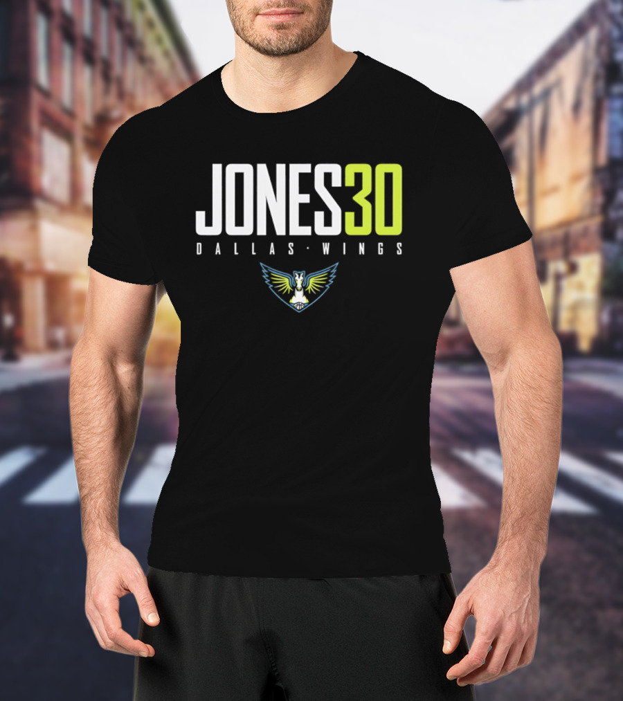 Jones 30 Dallas Wings 2026 WNBA T-Shirt