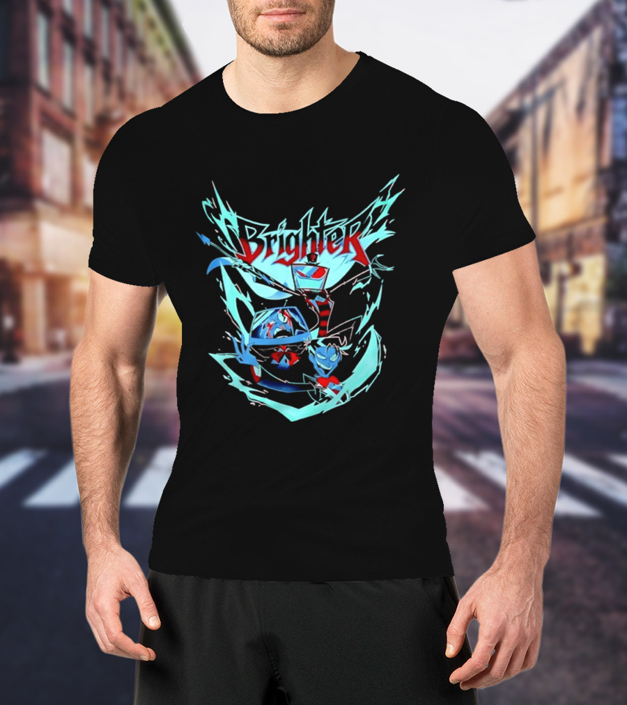 Brighter Vox Vincent Blue And Red T-Shirt