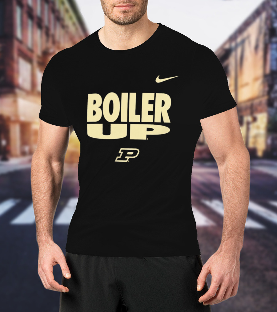 Purdue Boilermakers Boiler Up Nike P T-Shirt