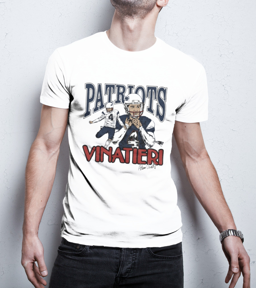Patriots Vinatieri Adam New England Football T-Shirt