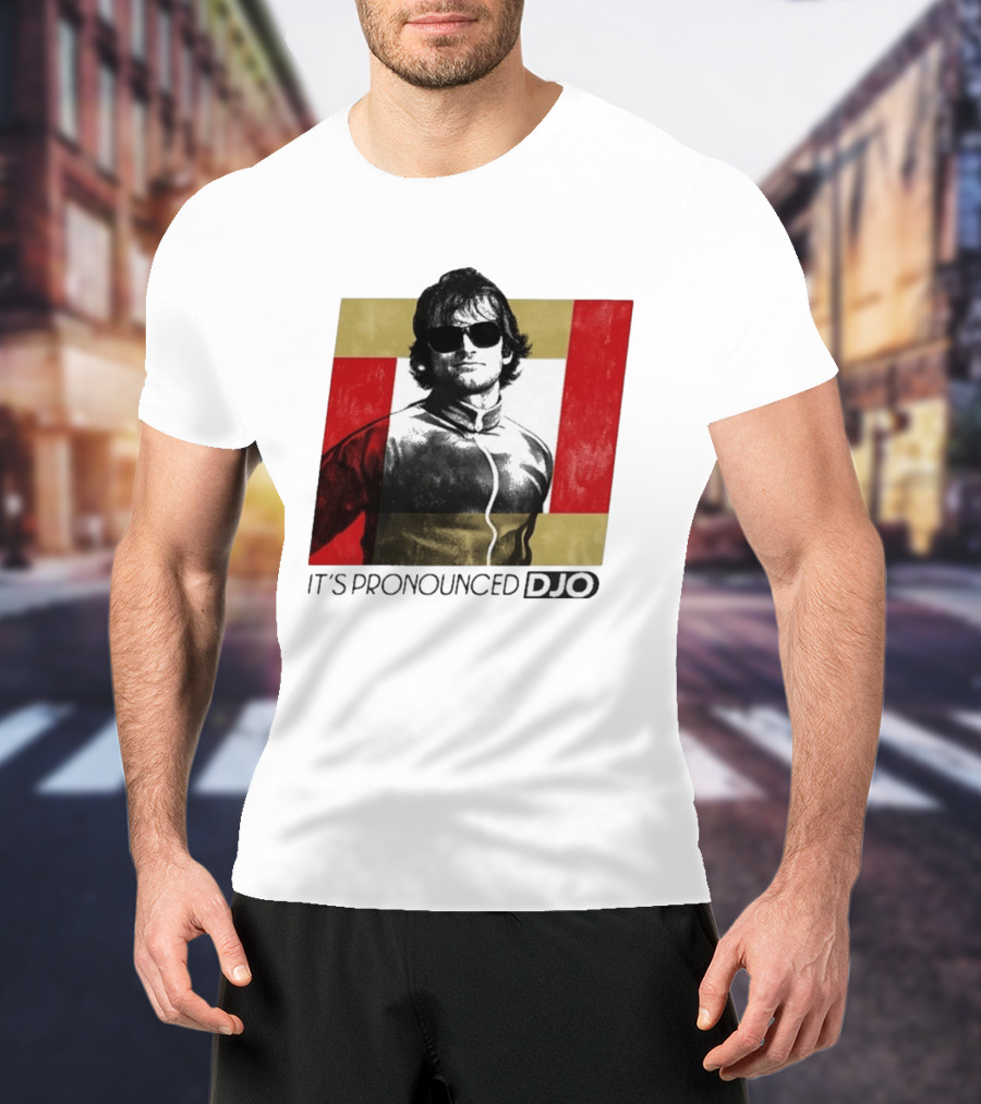 It's Pronounced Djo With Retro Style Sunglasses T-Shirt