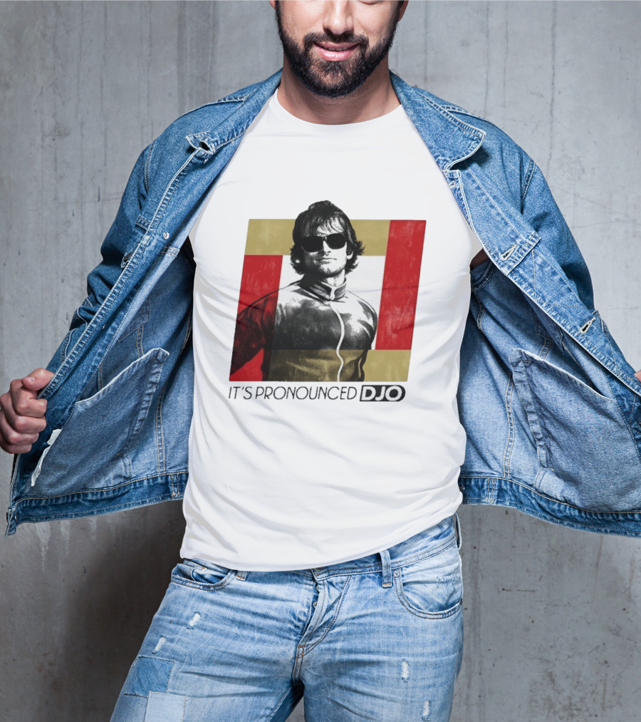 It's Pronounced Djo With Retro Style Sunglasses T-Shirt