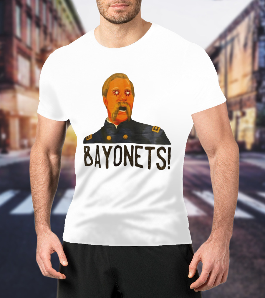 Bayonets Joshua Chamberlain Gettysburg Civil War T-Shirt