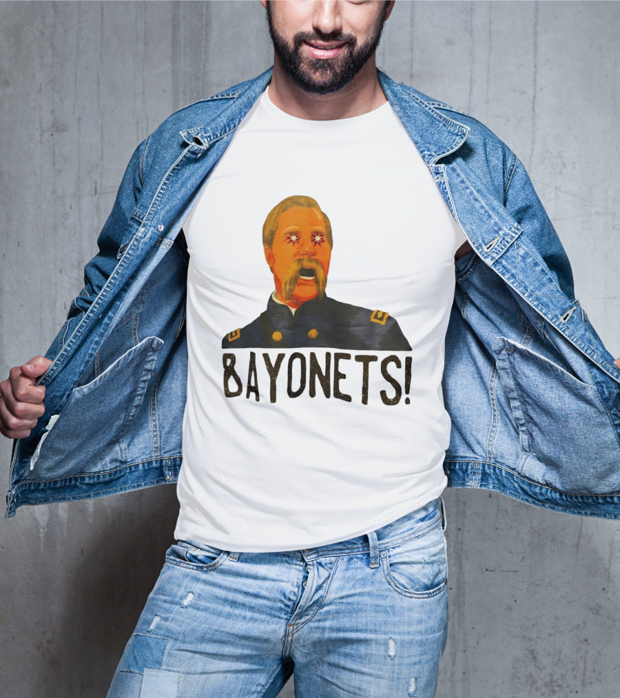 Bayonets Joshua Chamberlain Gettysburg Civil War T-Shirt