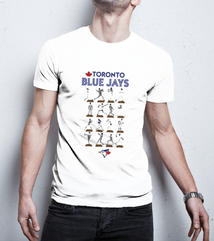 Toronto Blue Jays Legends Hall Of Fame Baseball Players Display T-Shirt