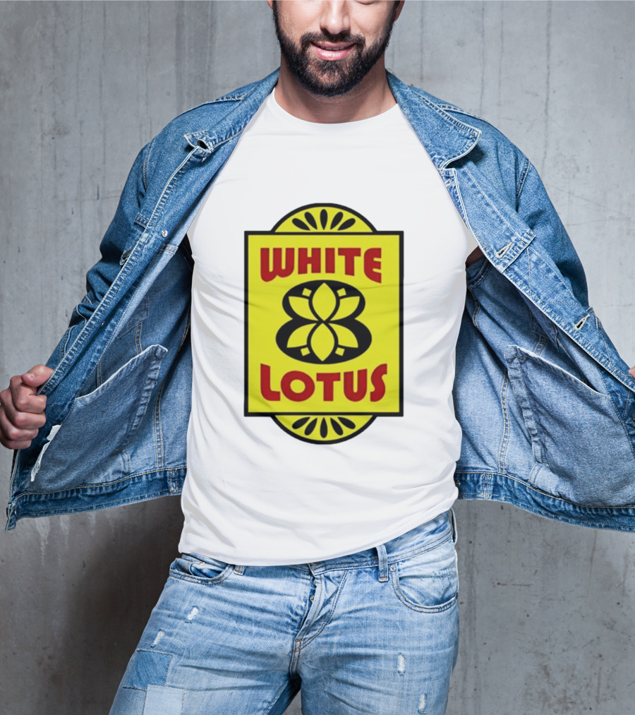 White Lotus Retro Motel Sign T-Shirt