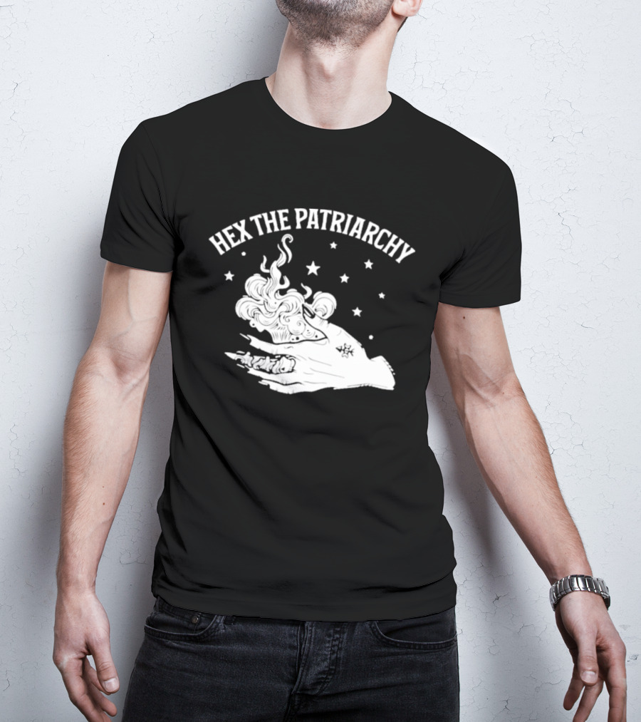 Hex The Patriarchy Mystical Hand Stars T-Shirt
