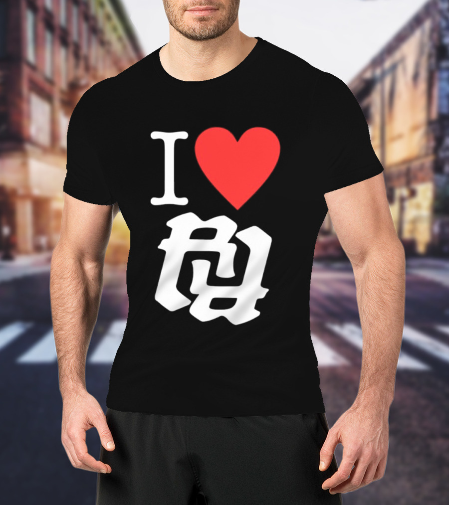 I Heart RR White T-Shirt