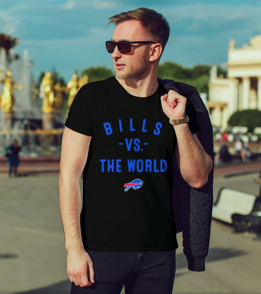 Buffalo Bills Vs The World 2026 Season NFL Team Battle T-Shirt