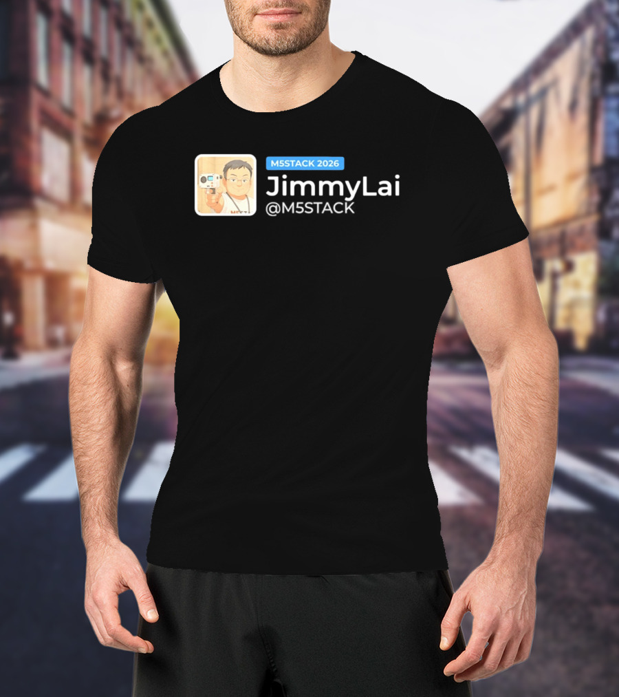 M5STACK 2026 Jimmy Lai M5Stack T-Shirt