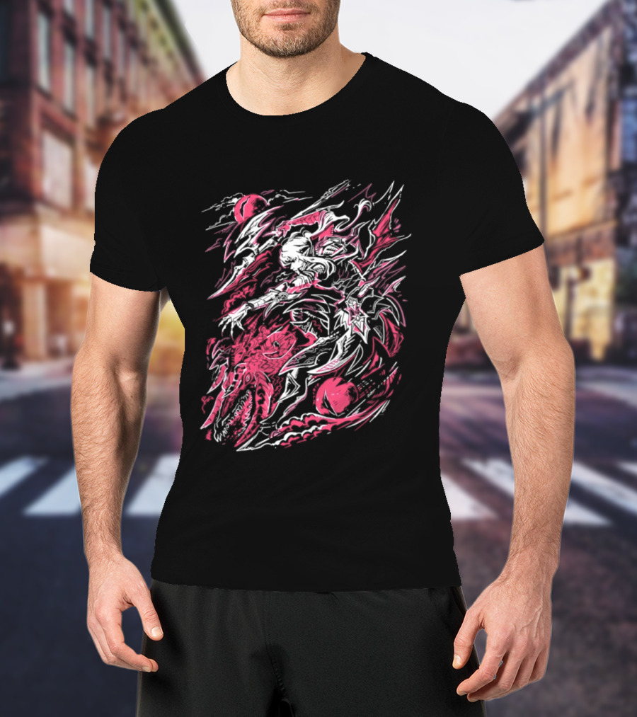 Dragon's Chosen Final Fantasy XIV Abstract Fantasy T-Shirt