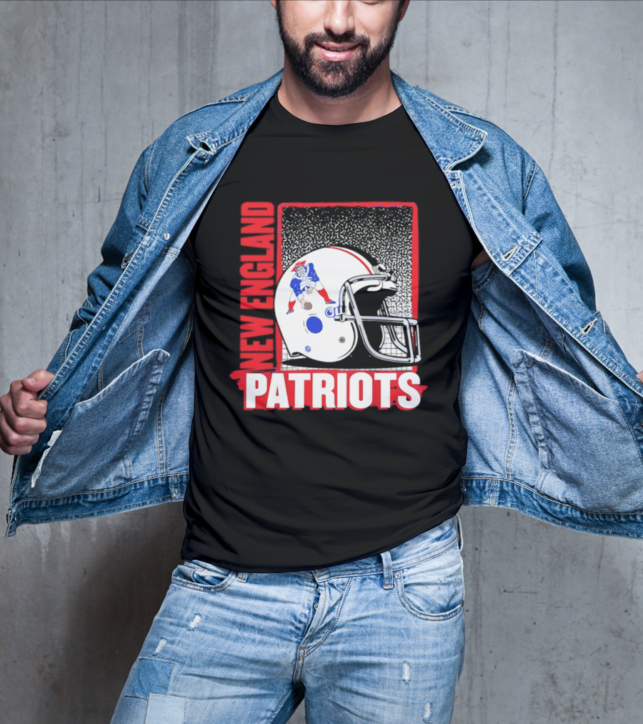 New England Patriots Vintage Helmet 2026 Season T-Shirt