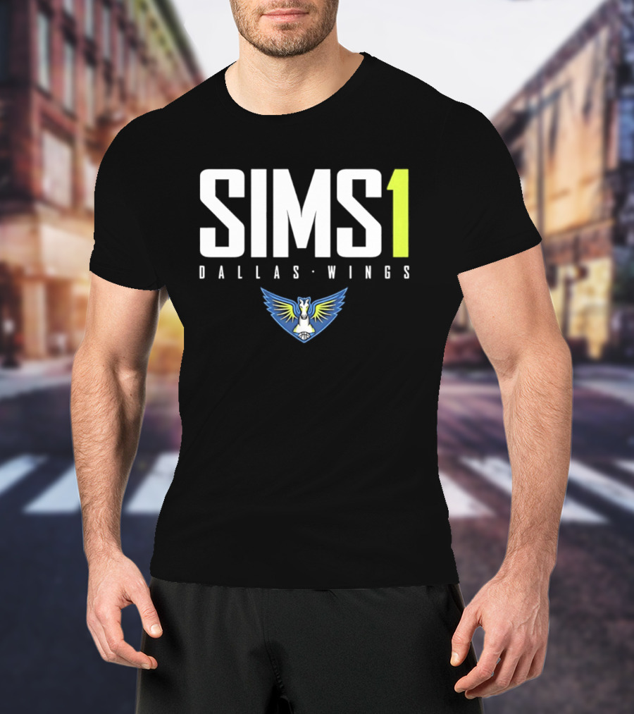 Odyssey Sims 1 Dallas Wings 2026 WNBA Player Jersey Fan Gear T-Shirt